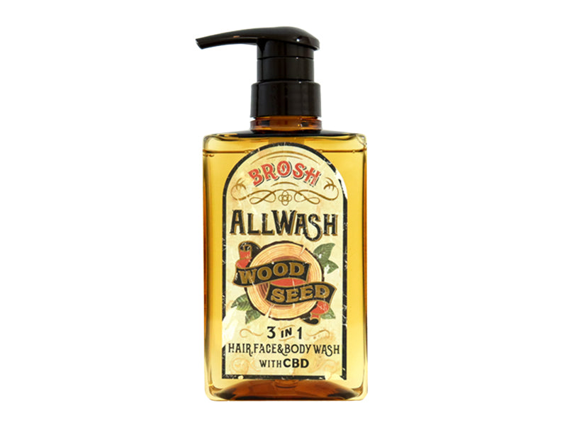 BROSH All-Wash Hair-Face-BODY WoodSeed